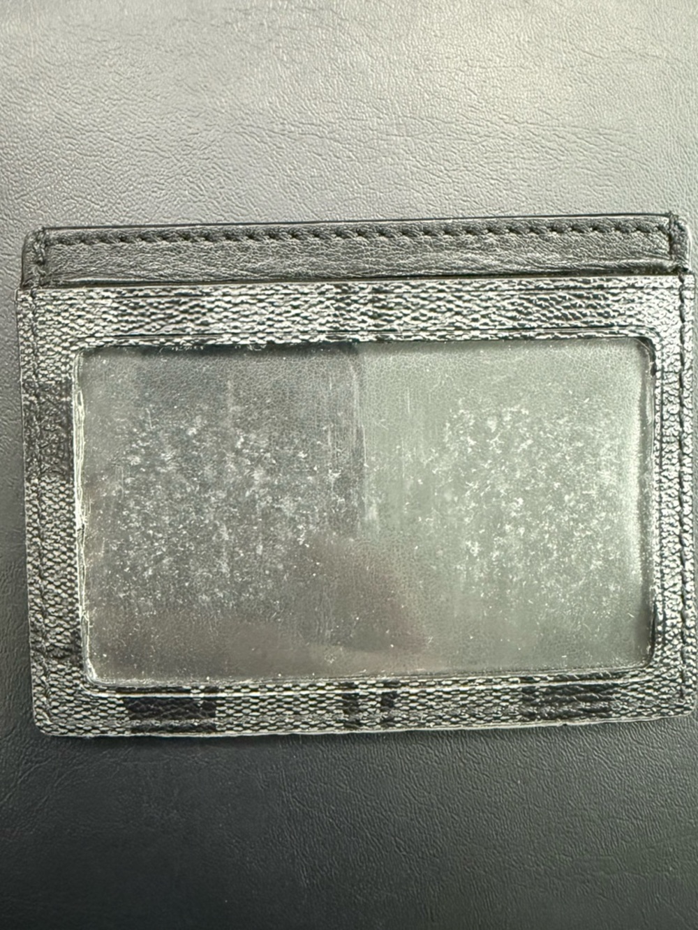 Leather Card Holder - Black - Picture 2 of 2